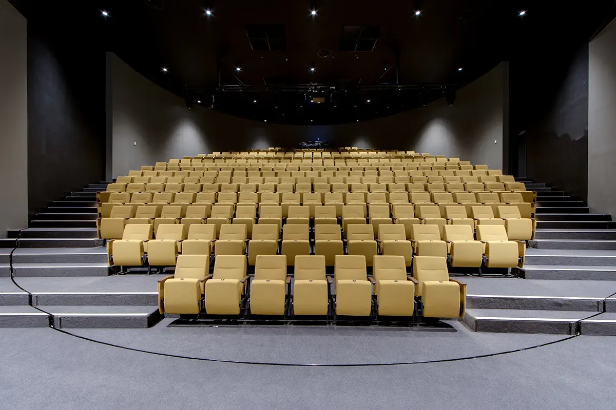 One of two rotating drums in the new East Buiding